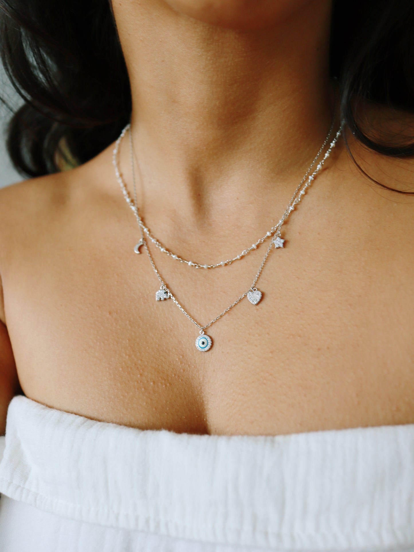 Evelyn Charm Necklace