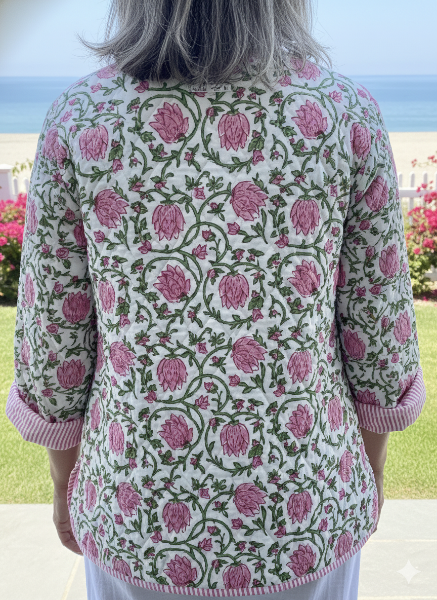 Amaranth Cotton Jacket