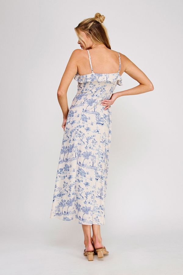 Blue Village Maxi Dress