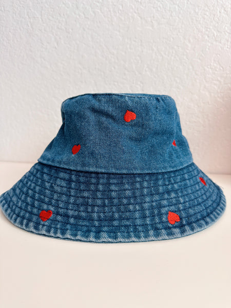 Red Hearts Bucket Hat