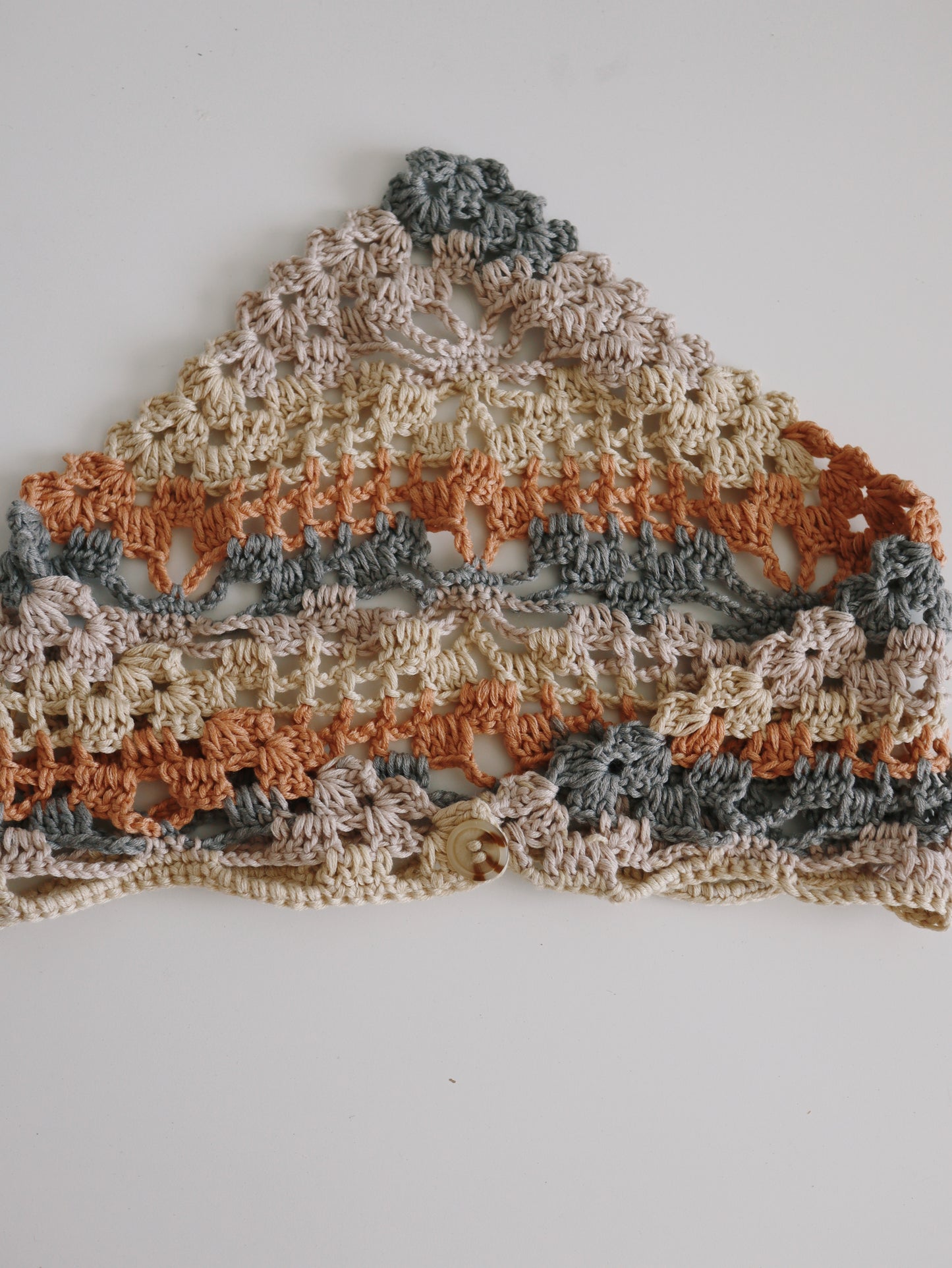 Olive Crochet Head Scarf