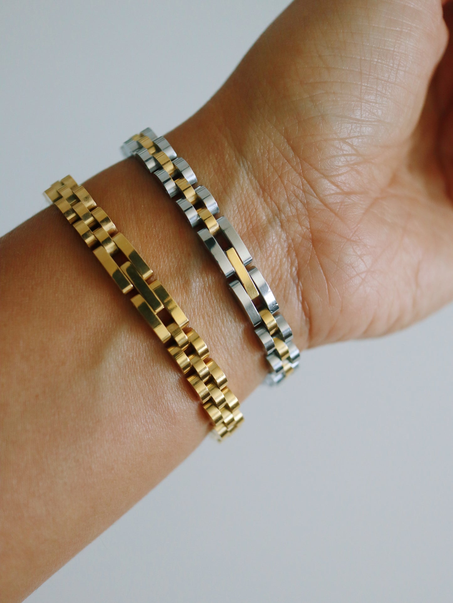 Taylor Two Tone Bracelet