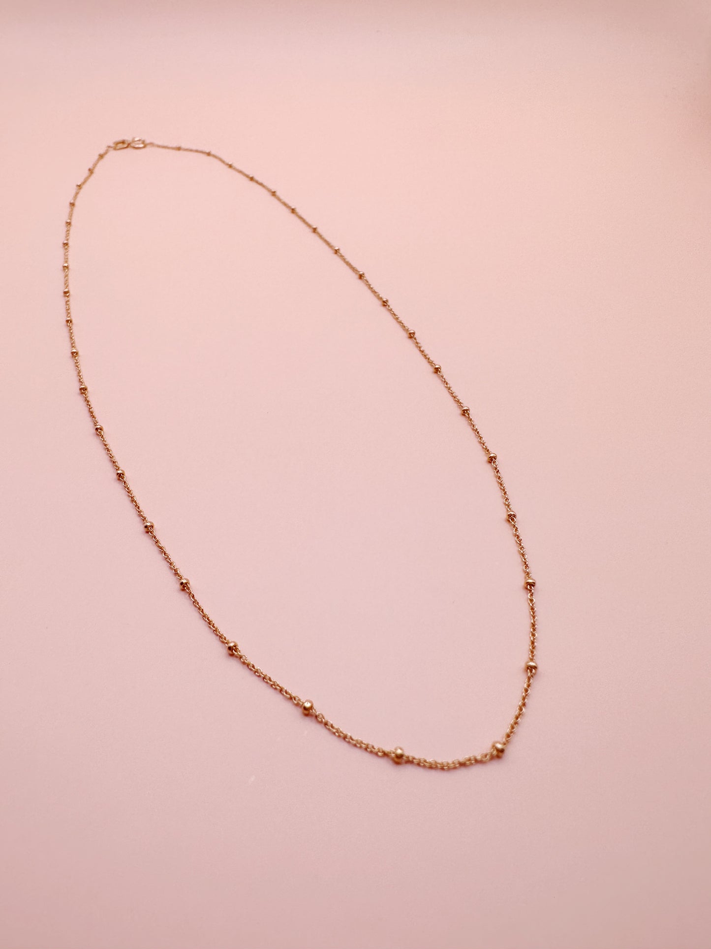 14k Gold Satellite Necklace