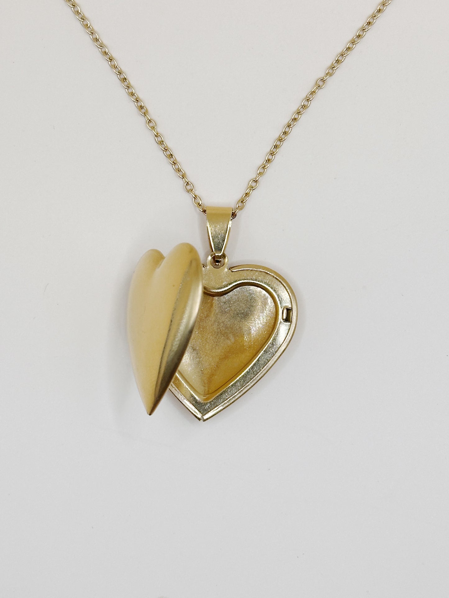 Audrey Heart Locket Necklace