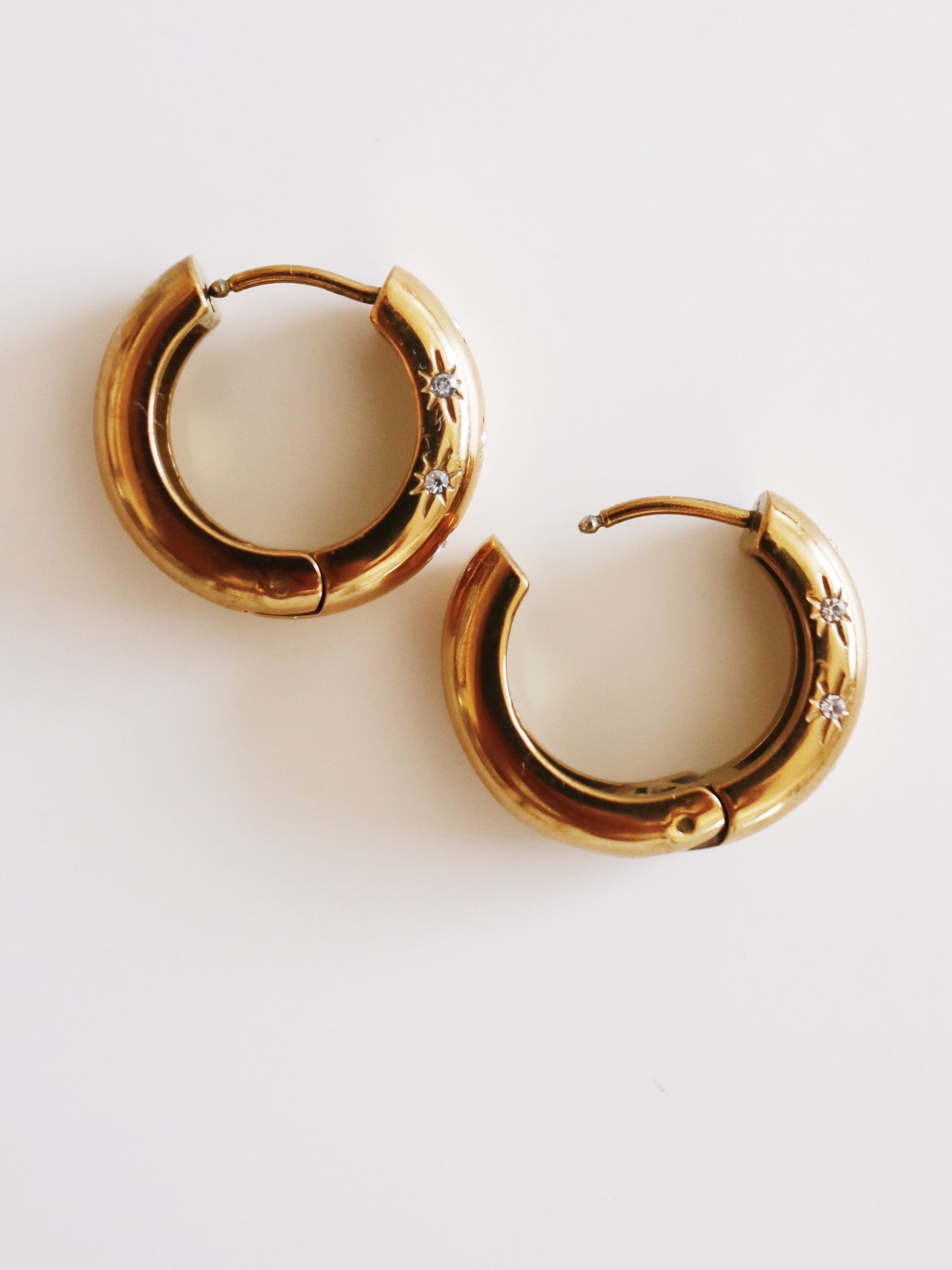Golden Skye Hoops