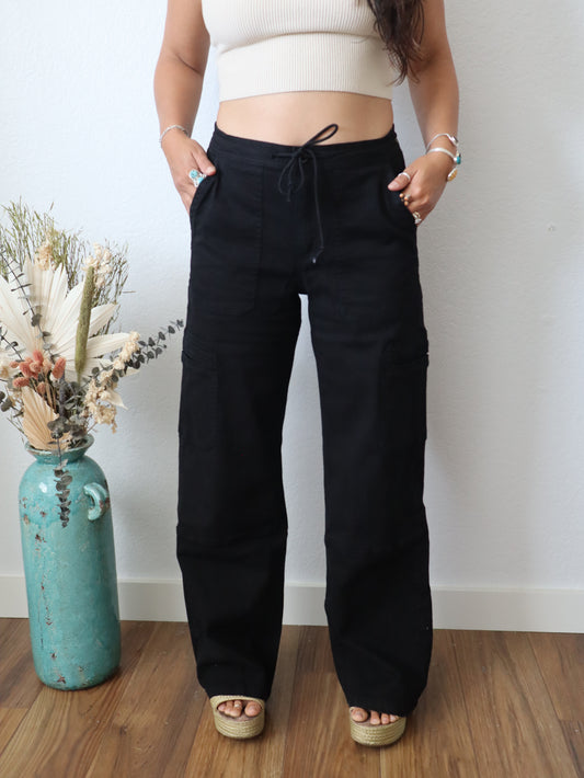Black Cargo Pants