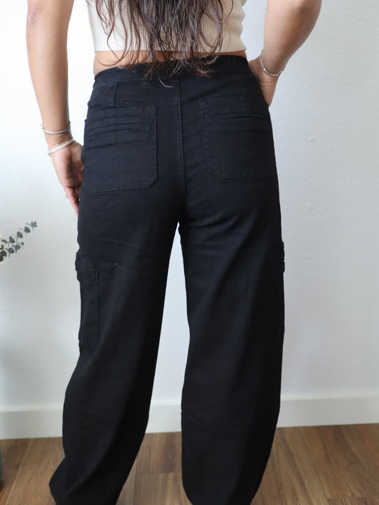Black Cargo Pants