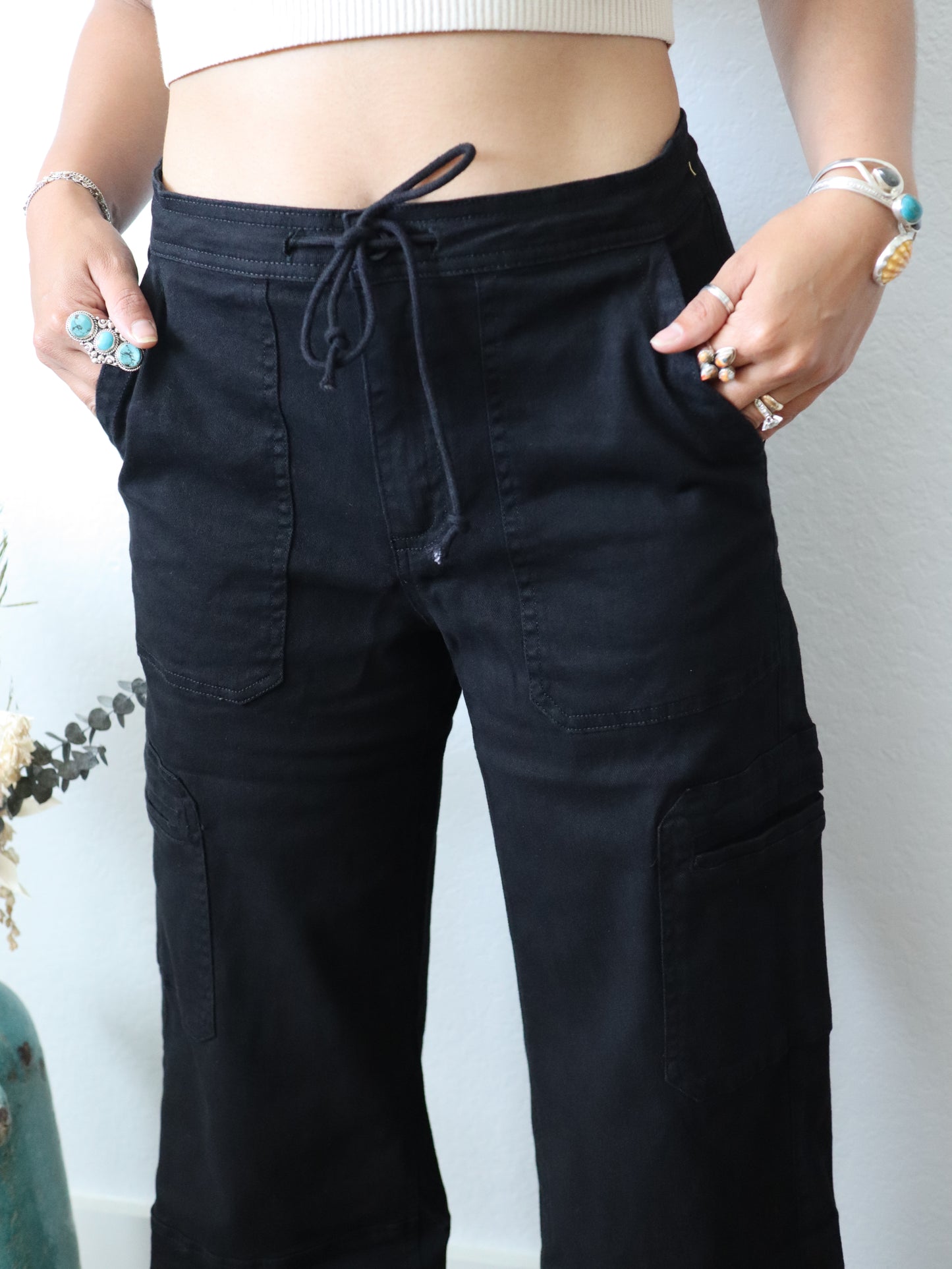 Black Cargo Pants