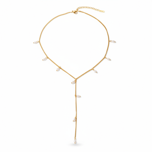 Pearl Lariat Necklace