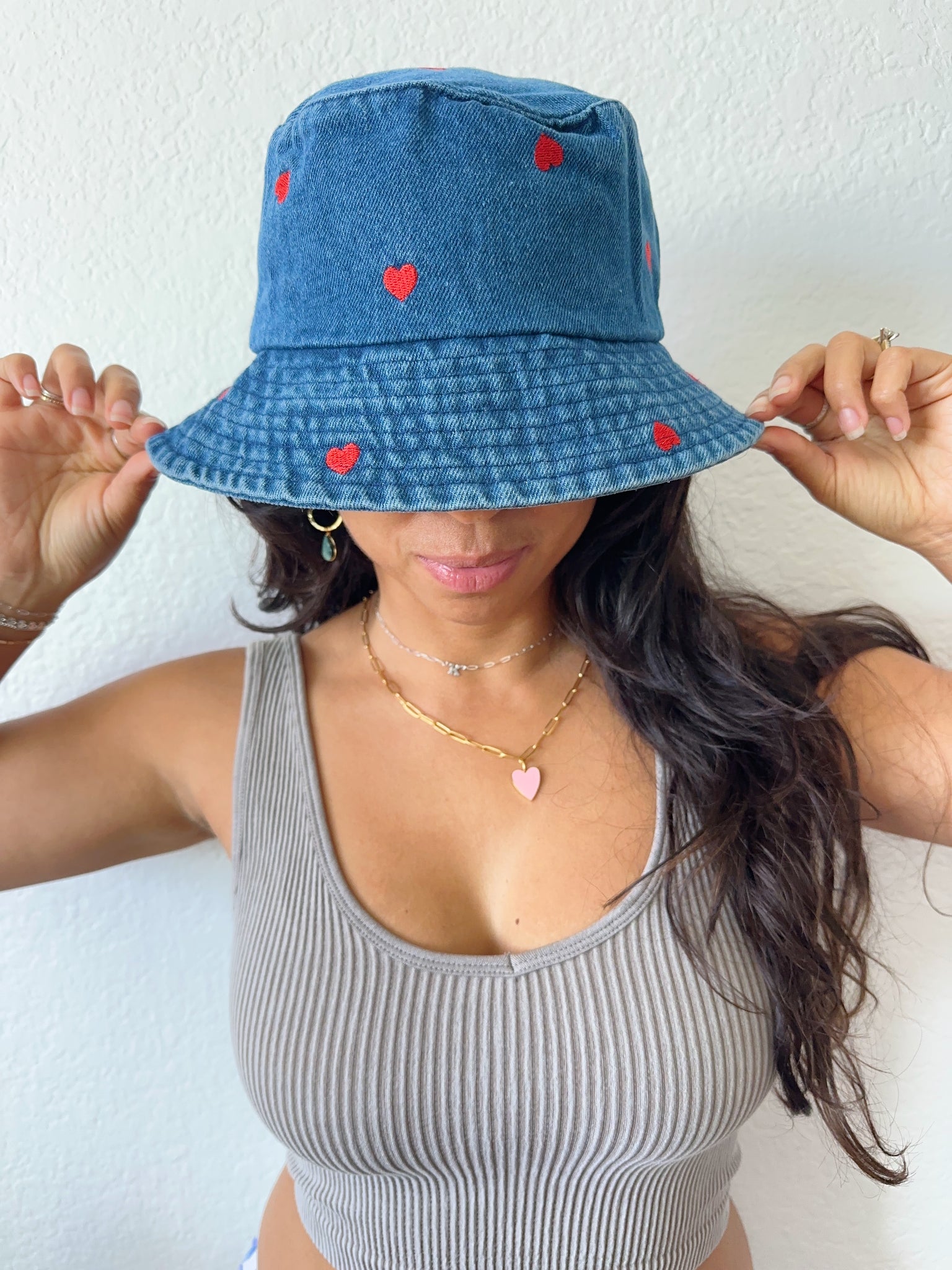 Red Hearts Bucket Hat