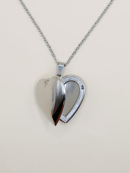 Audrey Heart Locket Necklace