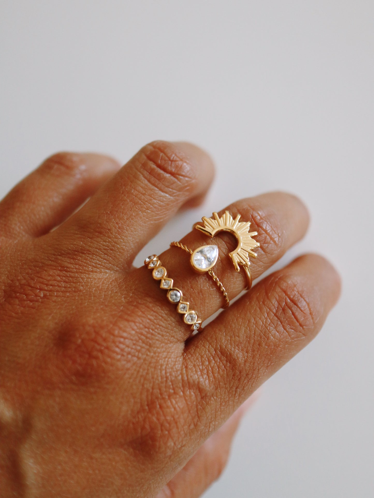Sunset Ring Stack