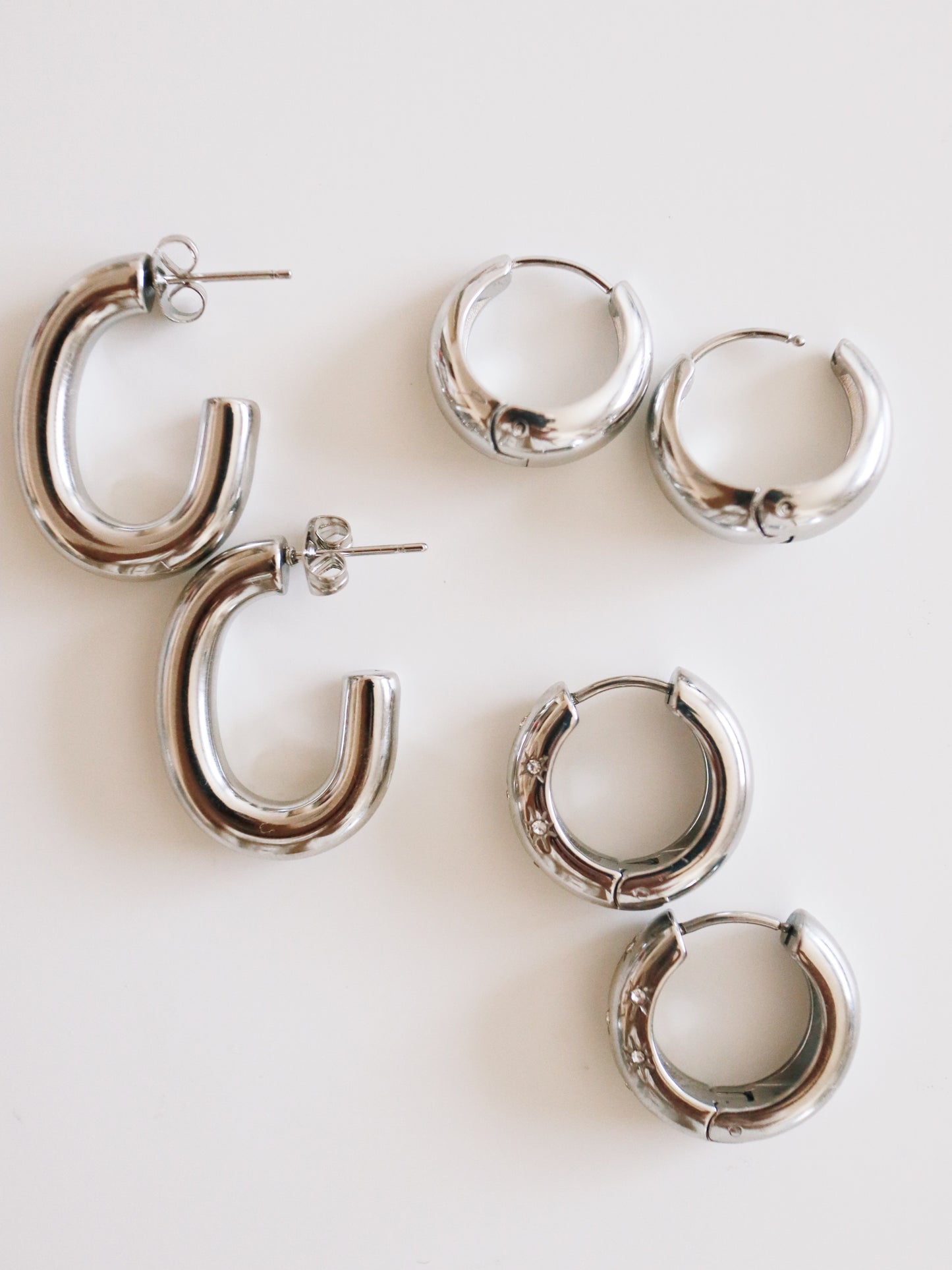Sophie Silver Hoops