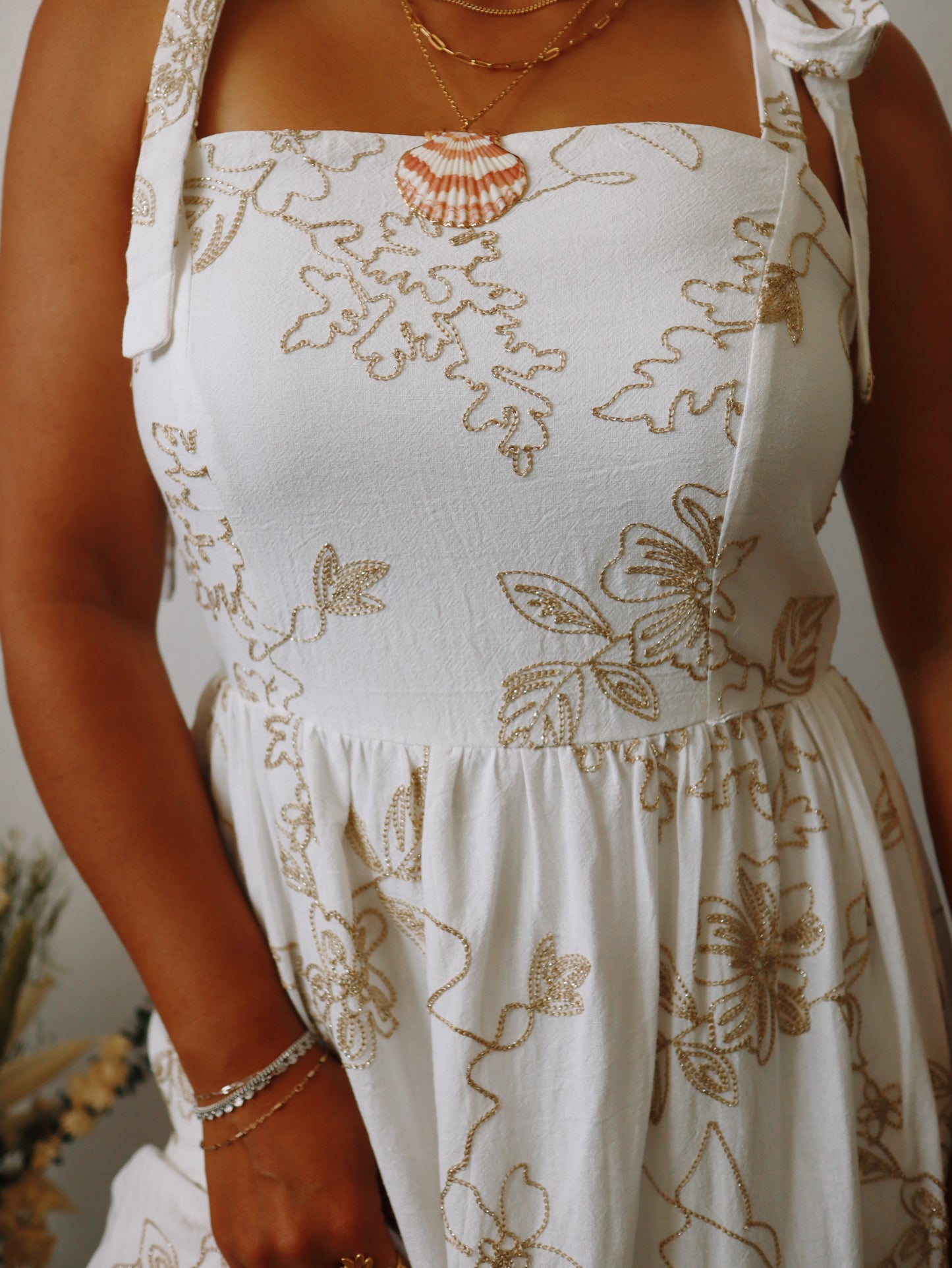 Catalina Embroidered Dress