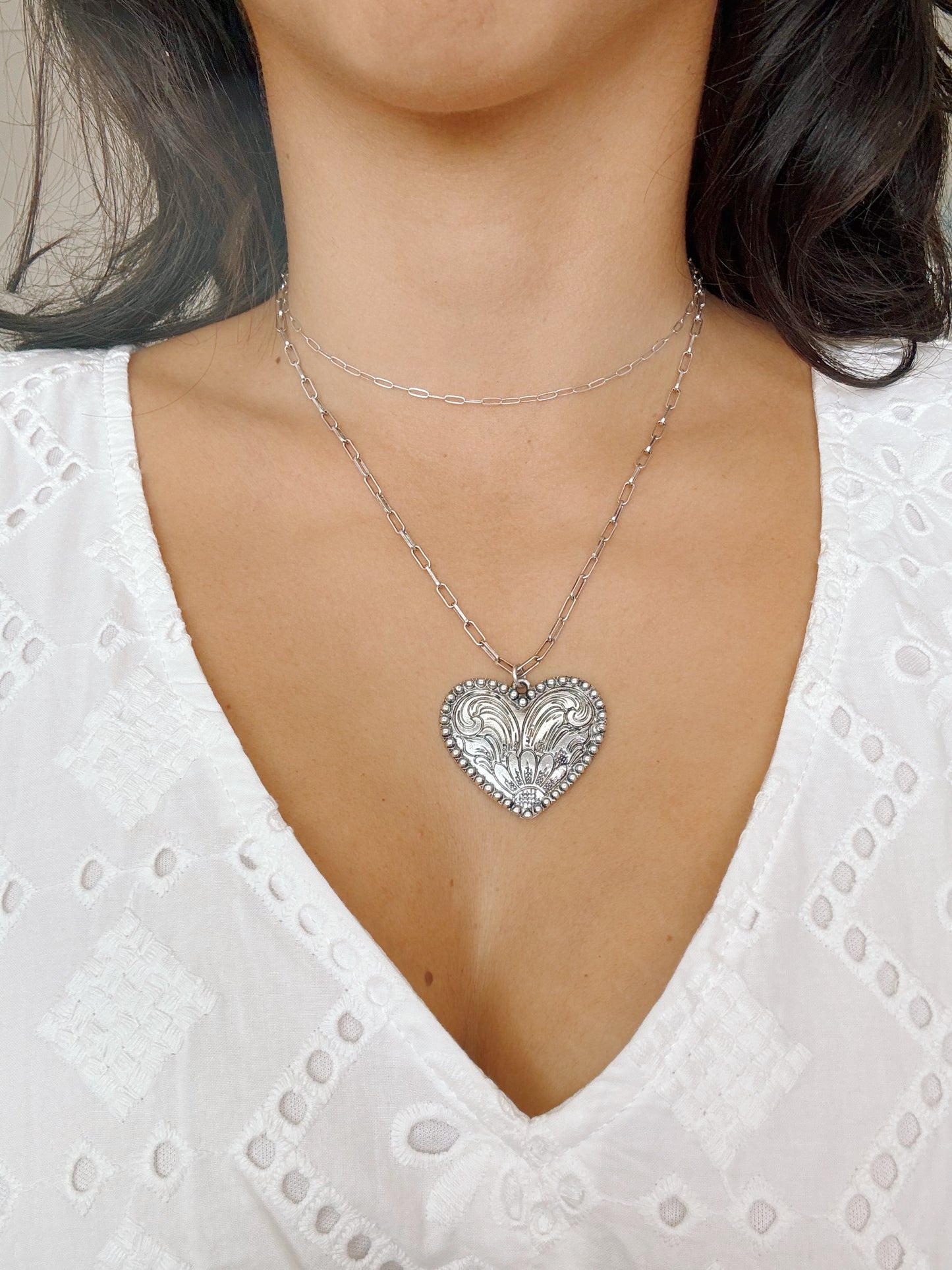 Hannah Heart Necklace