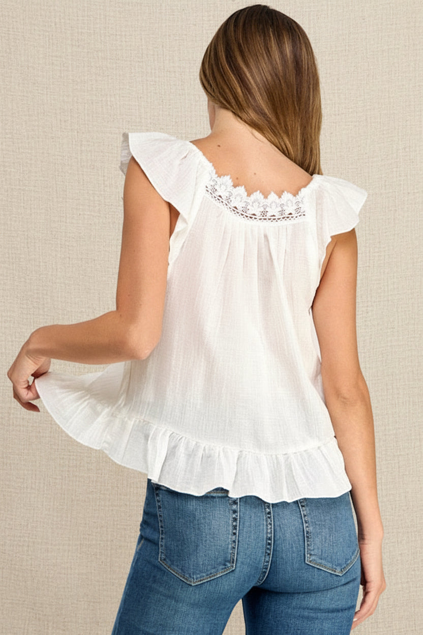 Cotton Lace Top