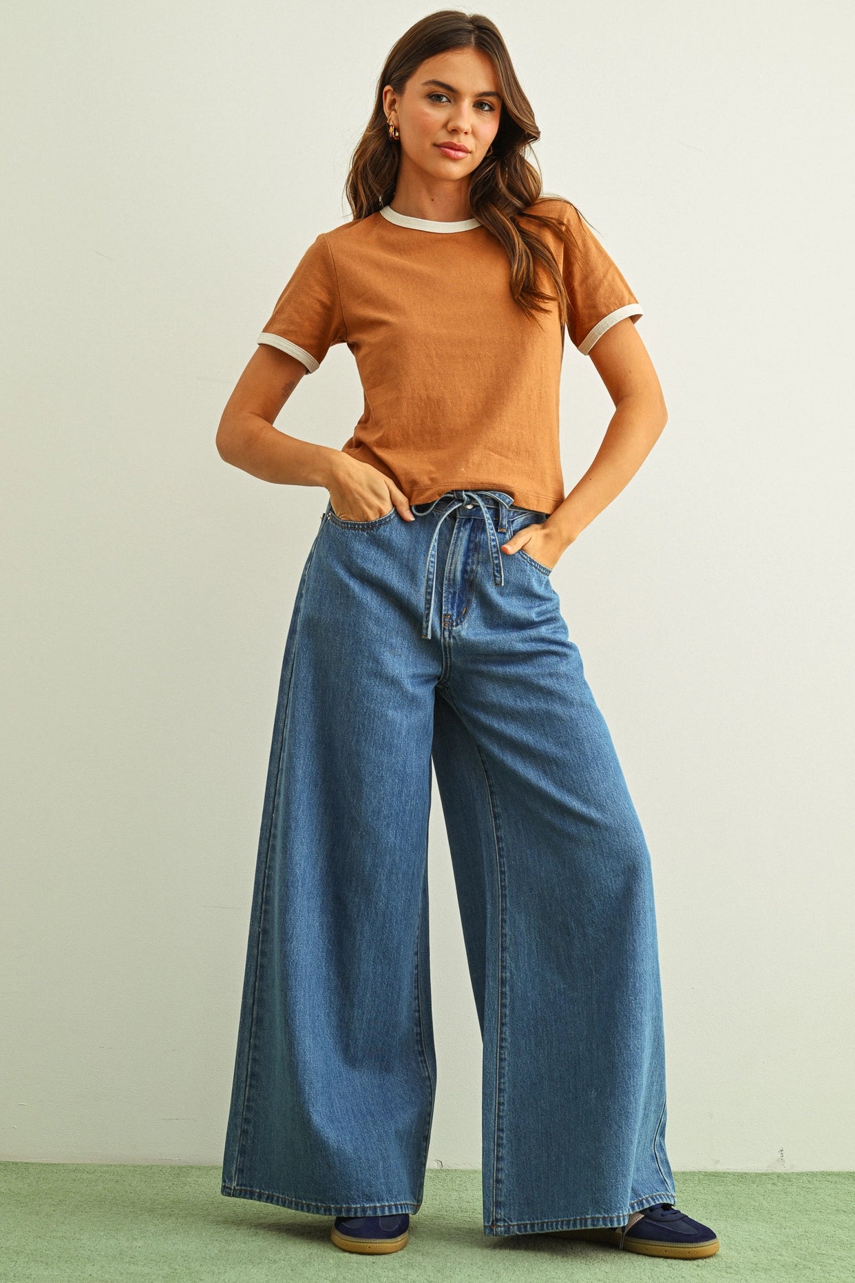 Pia Wide Leg Jeans