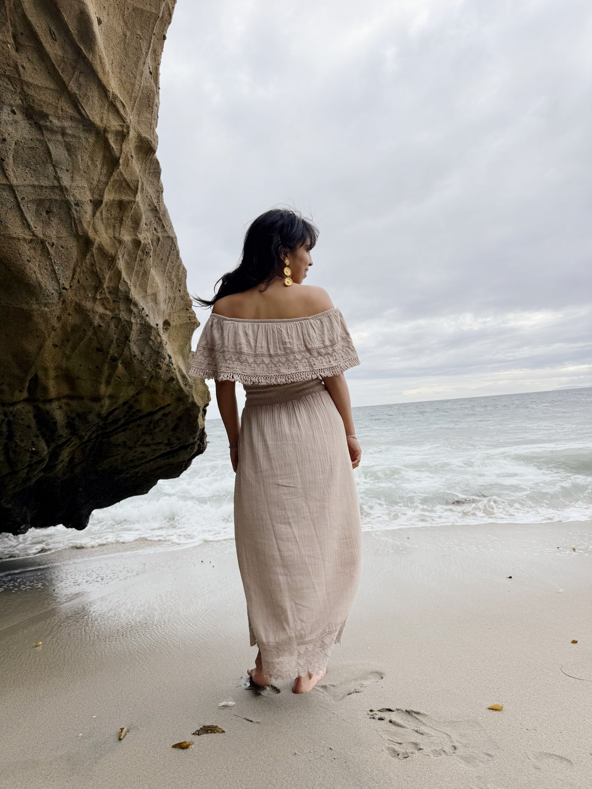 Morena Cotton Maxi Dress Beso del Sol Boutique Morena Cotton Maxi Dress Beso del Sol Boutique