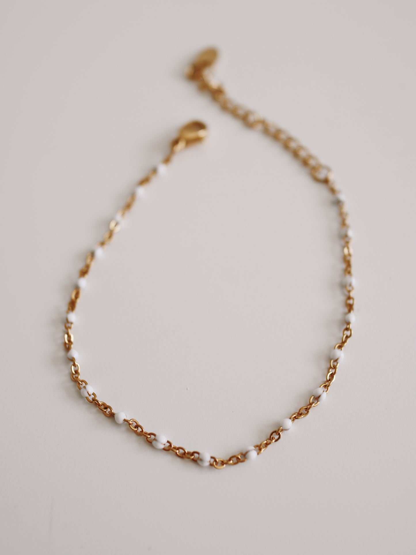 White Satellite Bracelet/Anklet