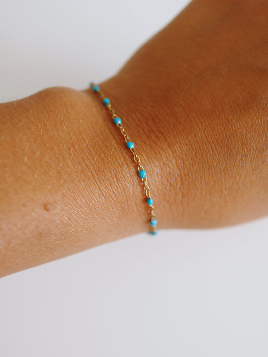 Blue Satellite Bracelet/Anklet