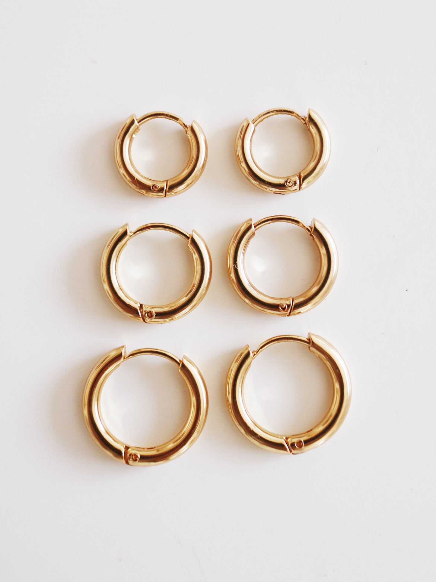Parker Gold Hoop Set