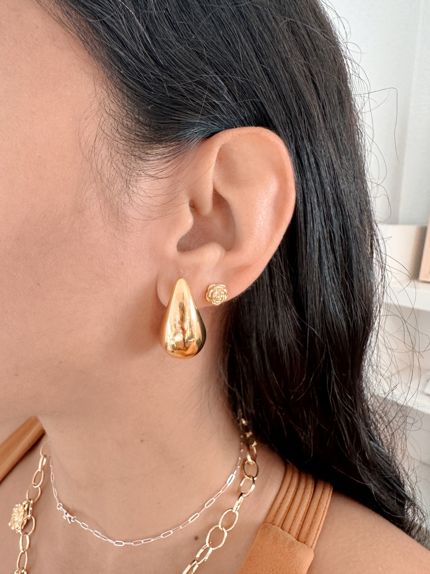 Teardrop Chunky Earrings