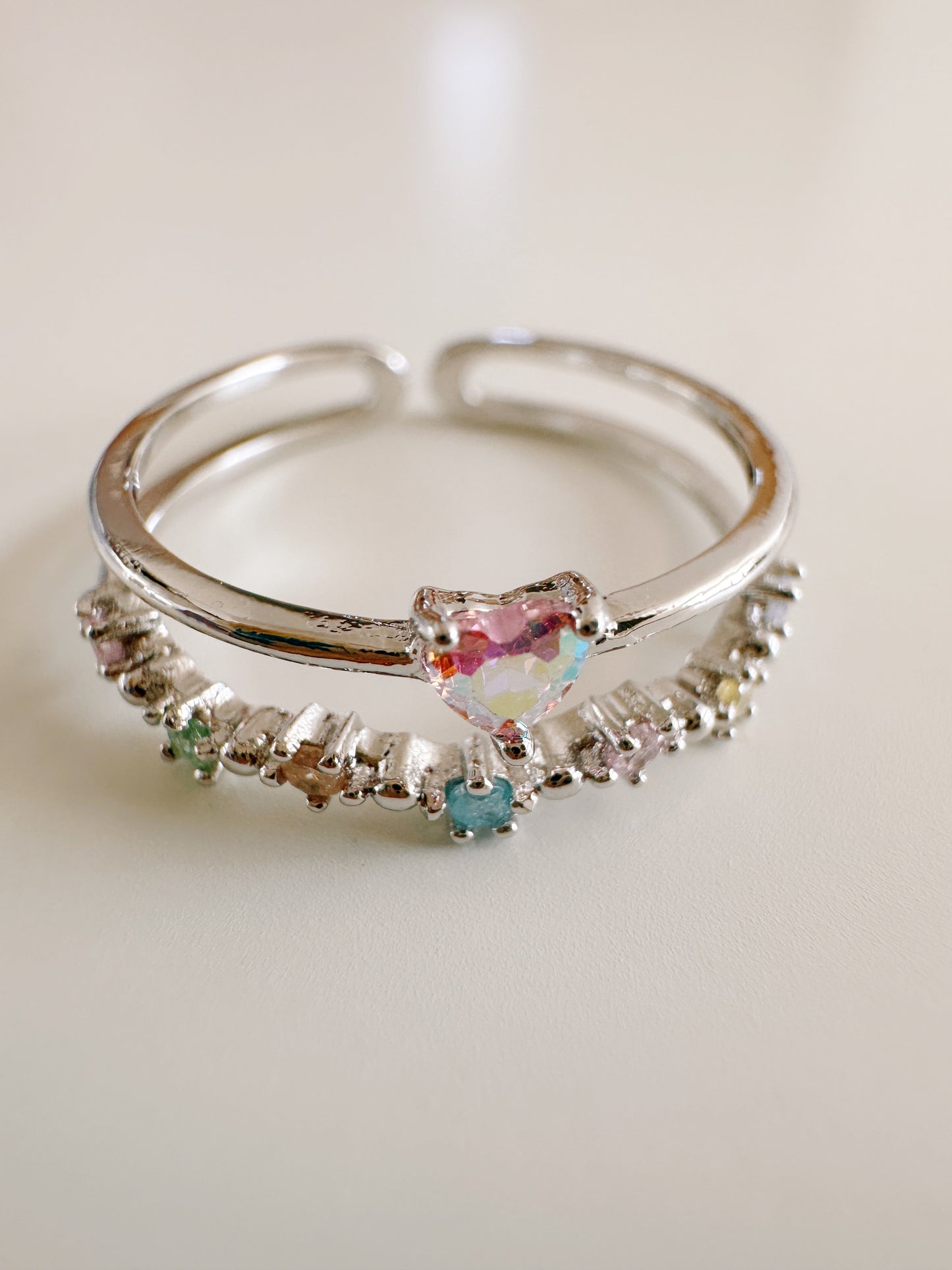 Zinnia Crystal Ring