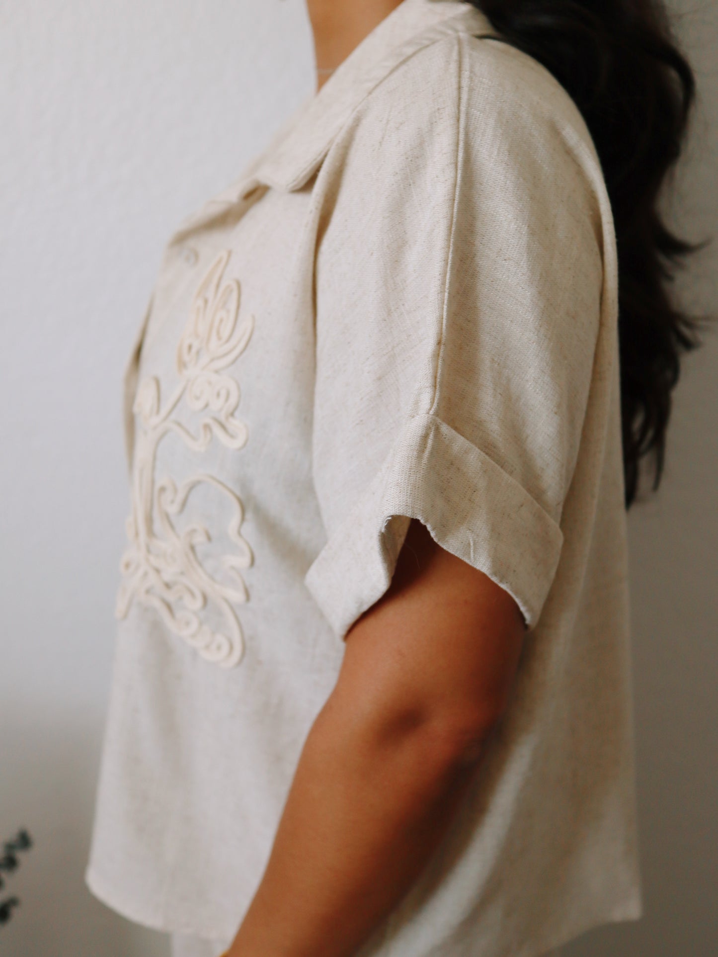 Positano Linen Top