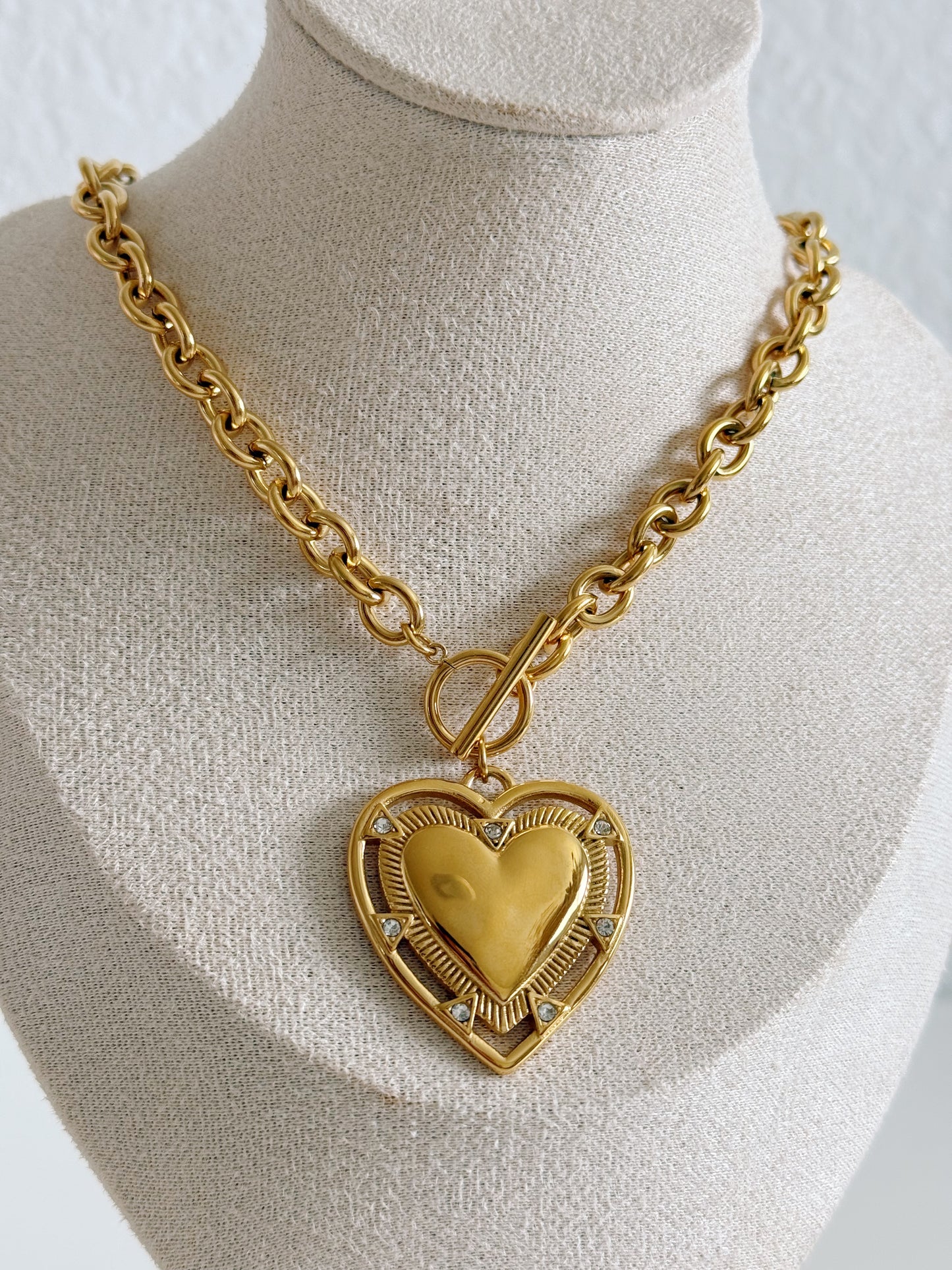 Chunky Heart Necklace