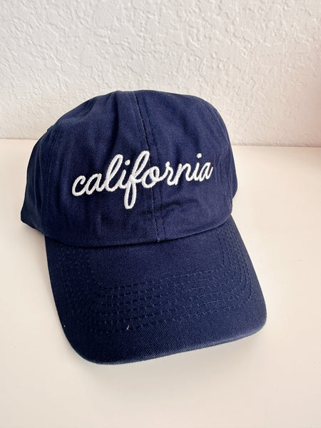 Navy Blue California Cap