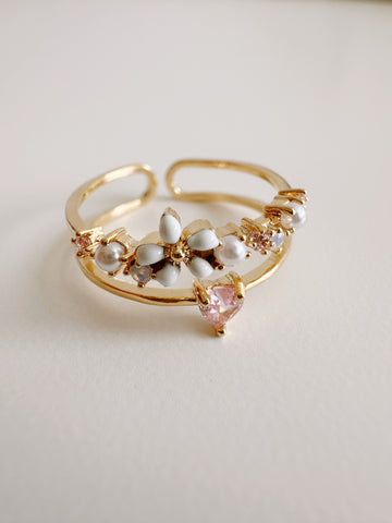 Elvina Crystal Ring