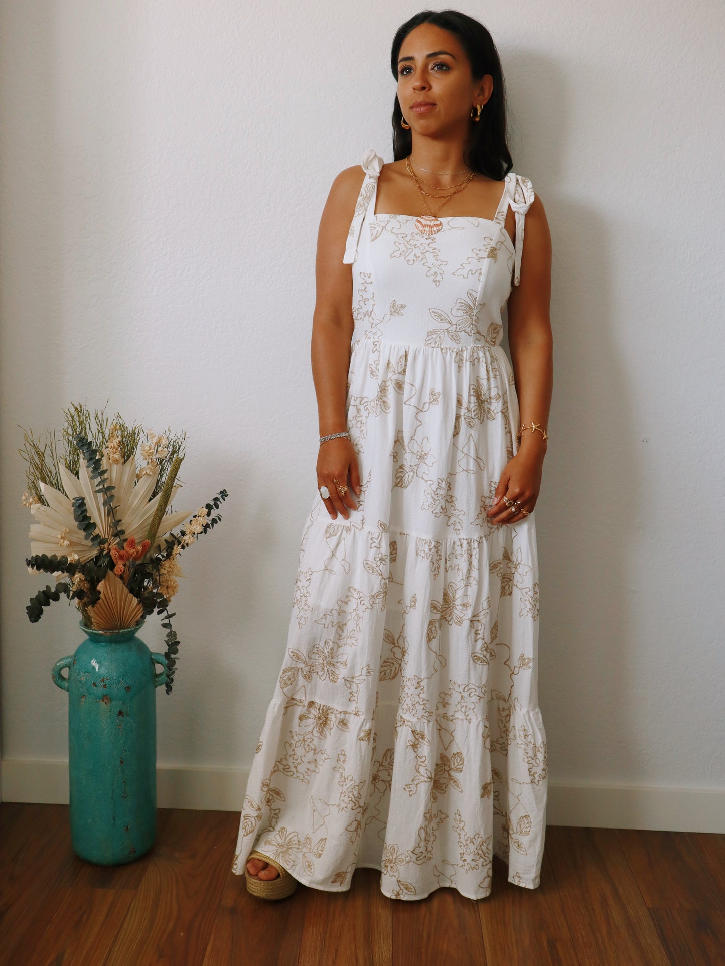 Catalina Embroidered Dress