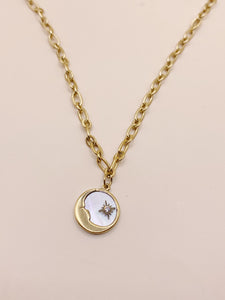 Elaine Moon Necklace