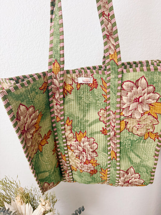 Jaipur Quilted Tote