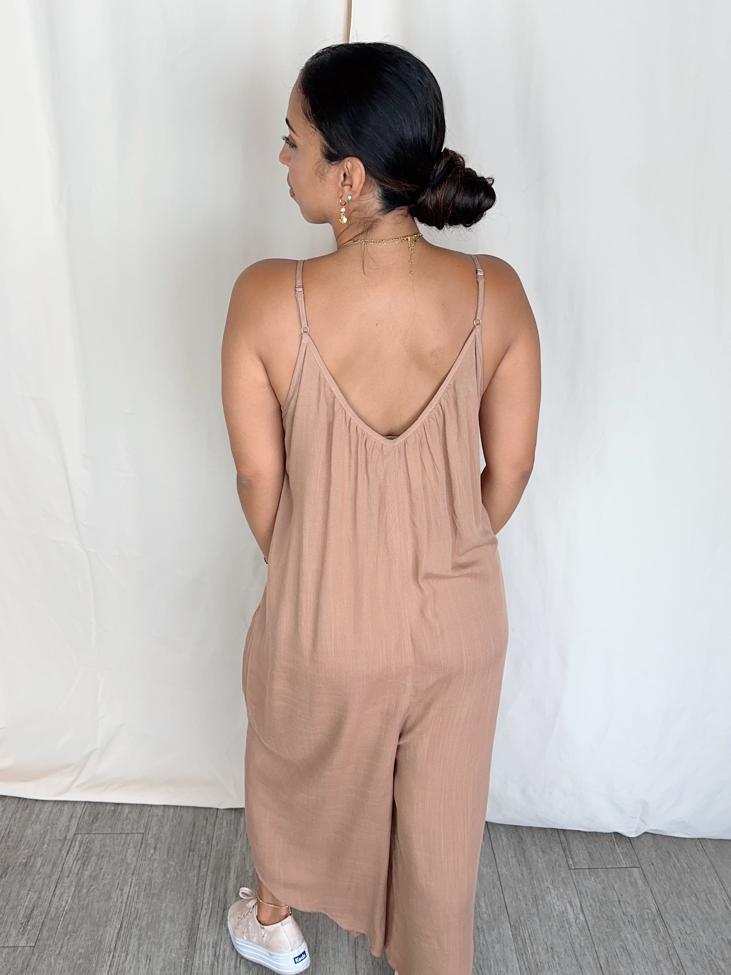 Beige Jumpsuit