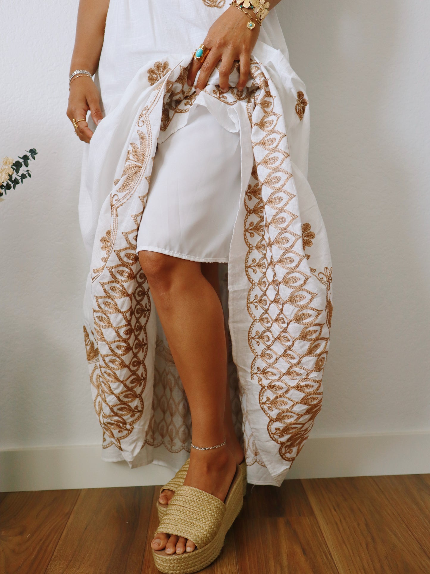 Antonia Embroidered Dress