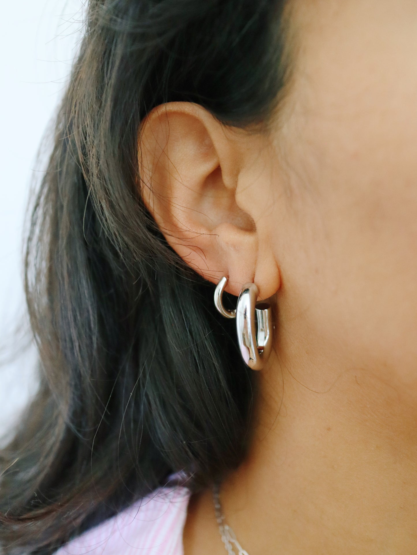 Sophie Silver Hoops