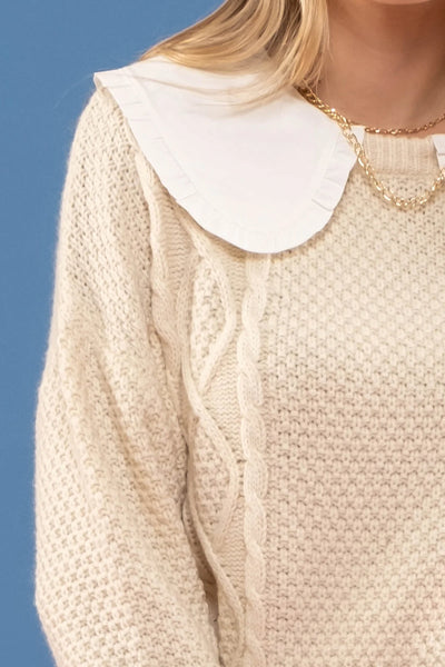 Coquette Cream Sweater