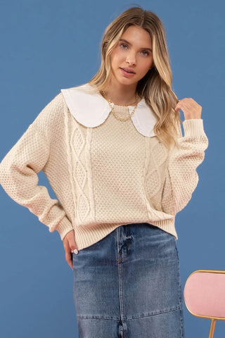 Coquette Cream Sweater