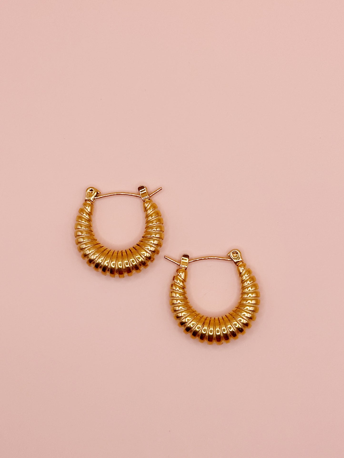 Croissant Goldie Hoops