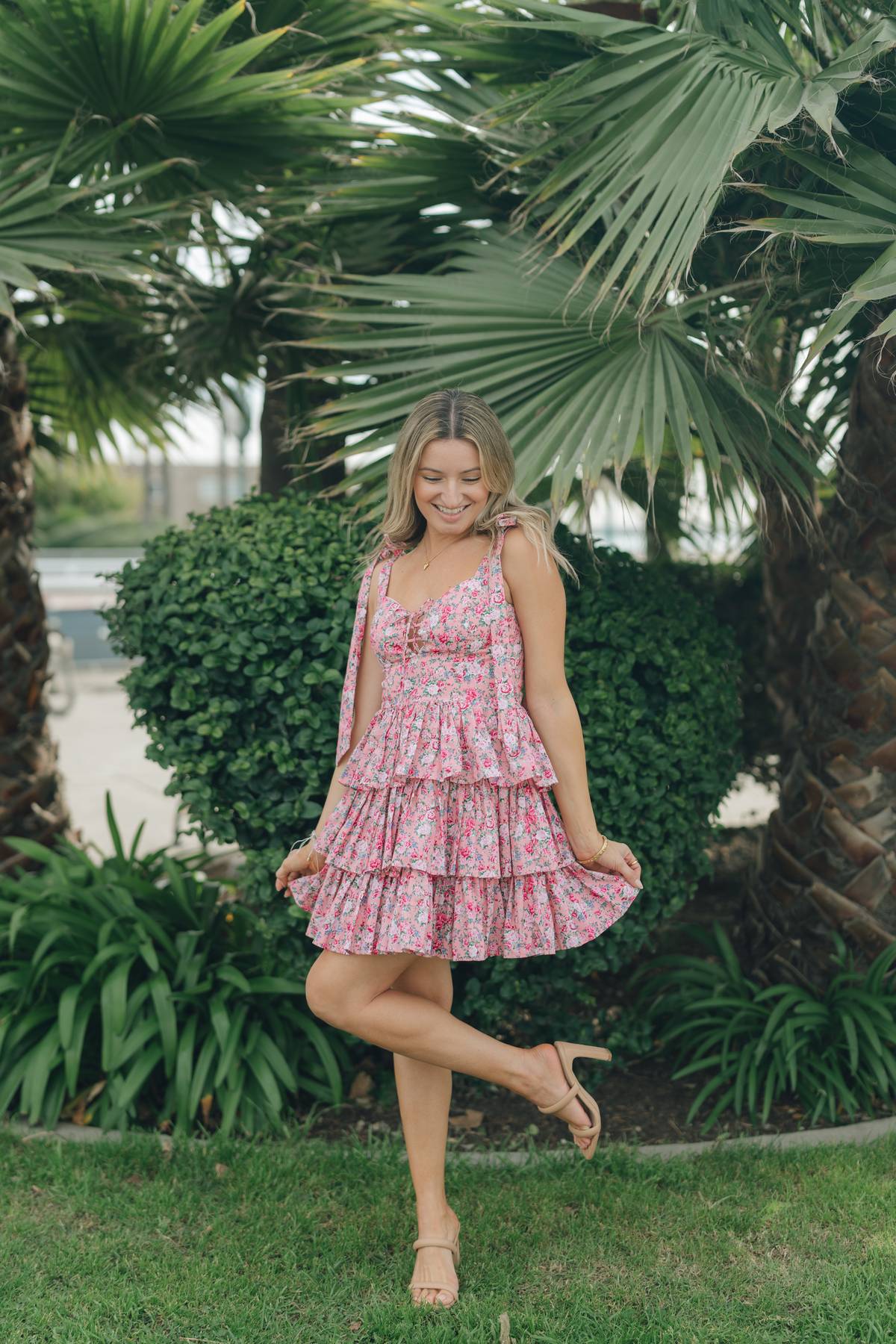 Rose Garden Floral Dress