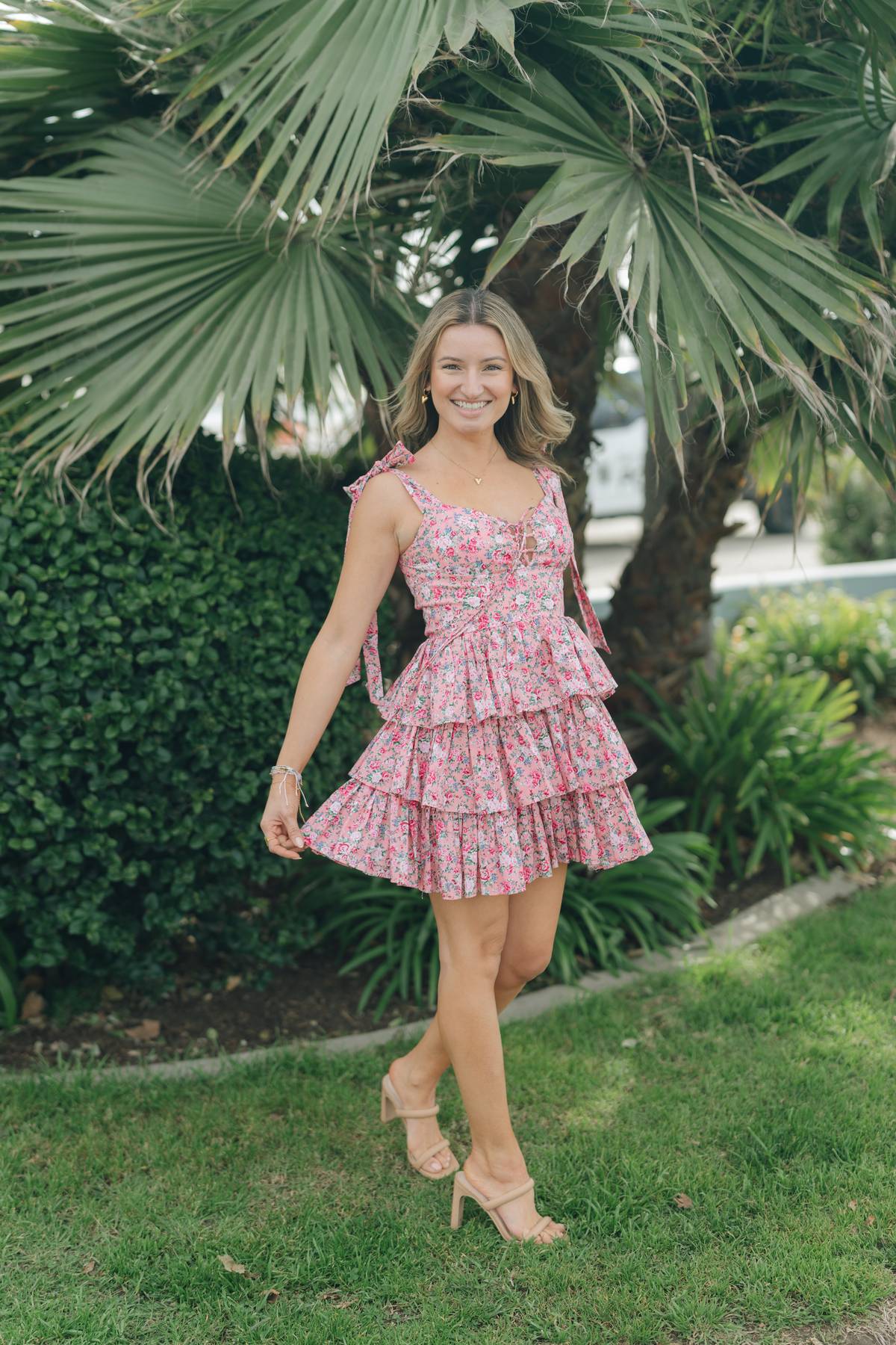 Rose Garden Floral Dress