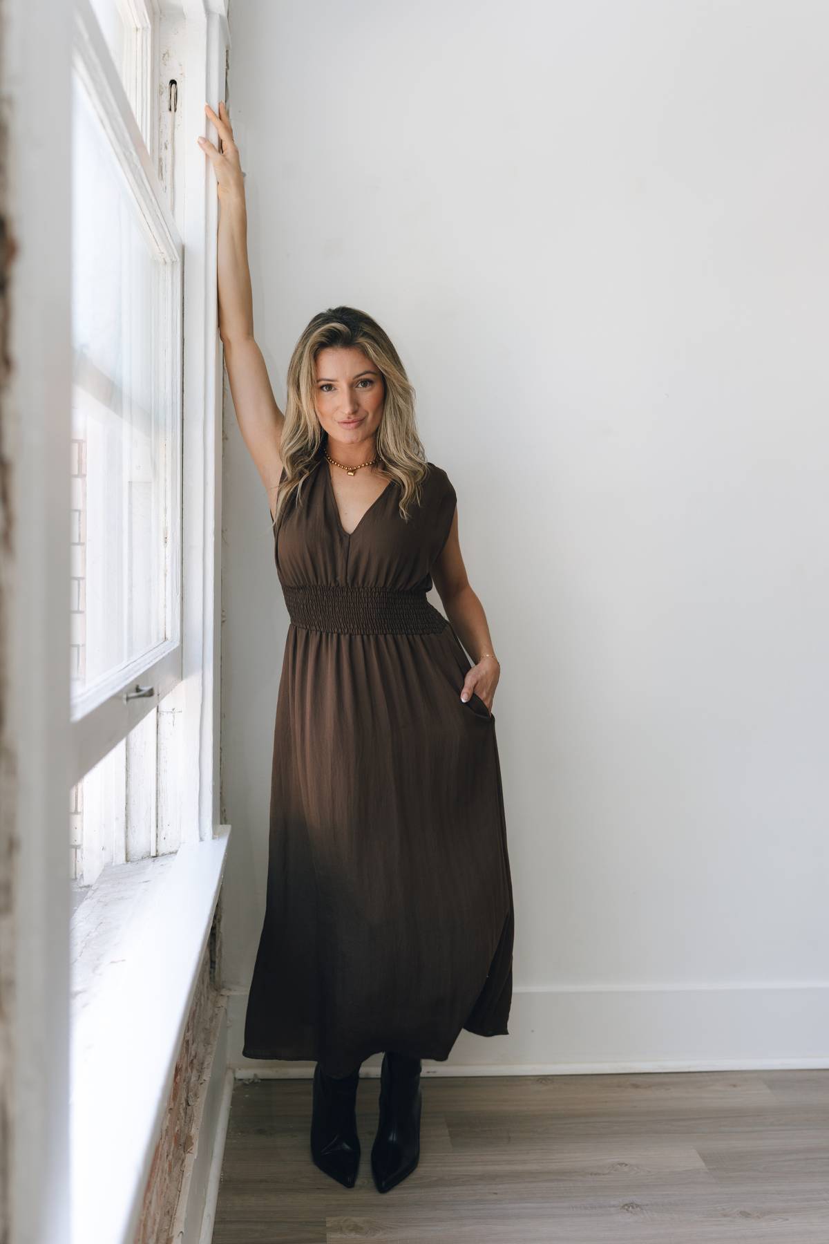 Espresso Maxi Dress