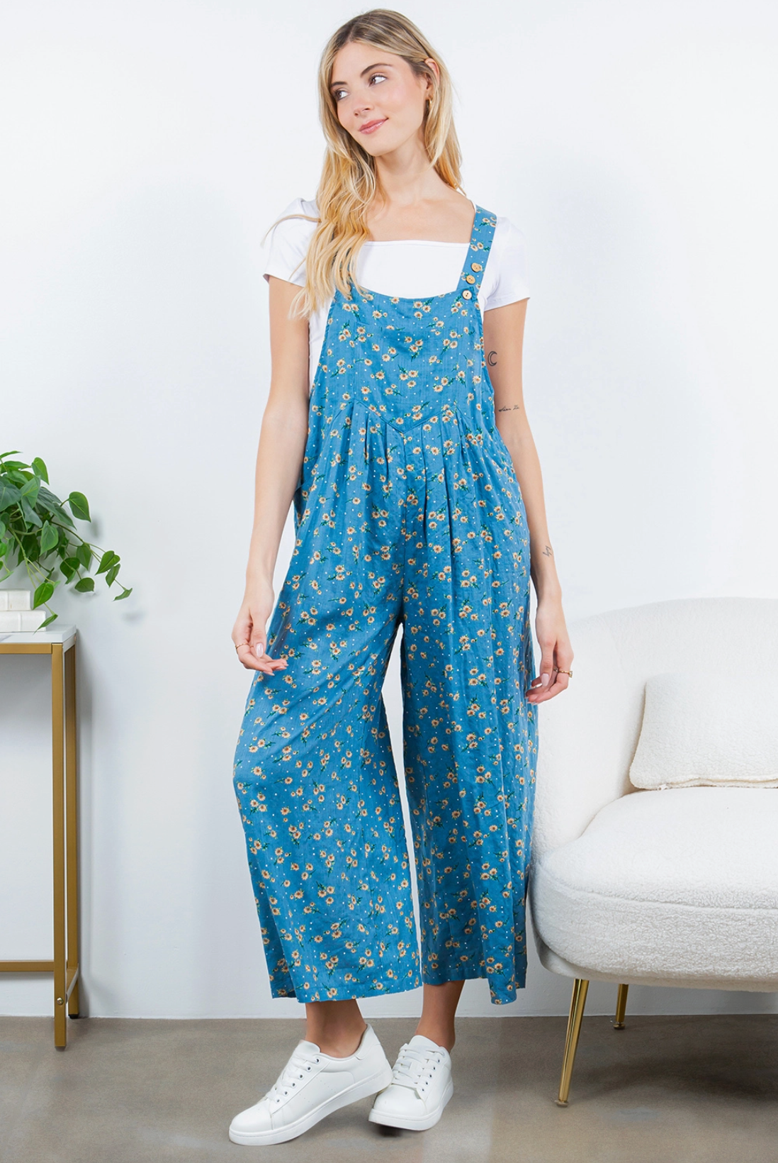 Daisy Flowy Overalls