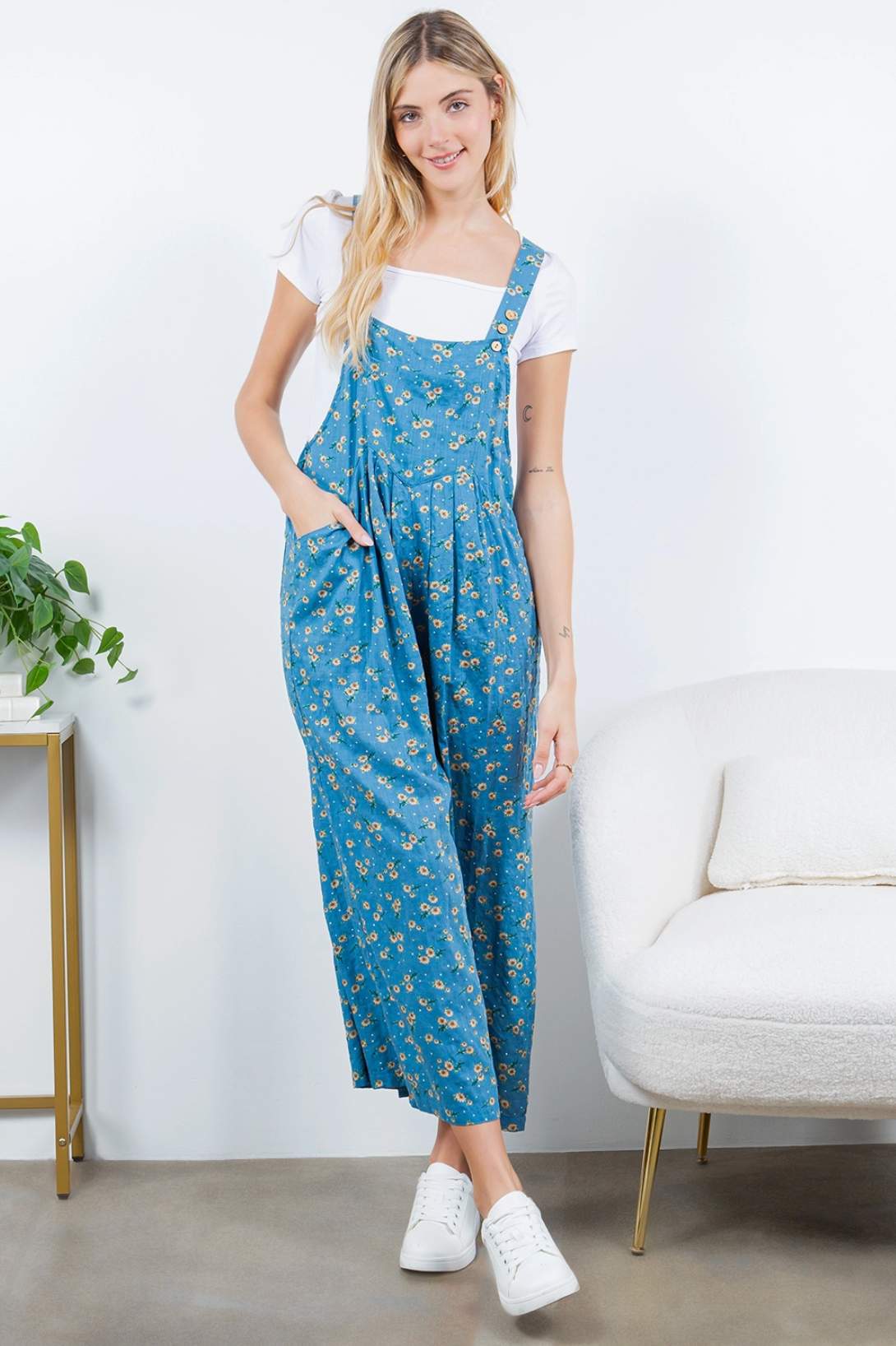 Daisy Flowy Overalls