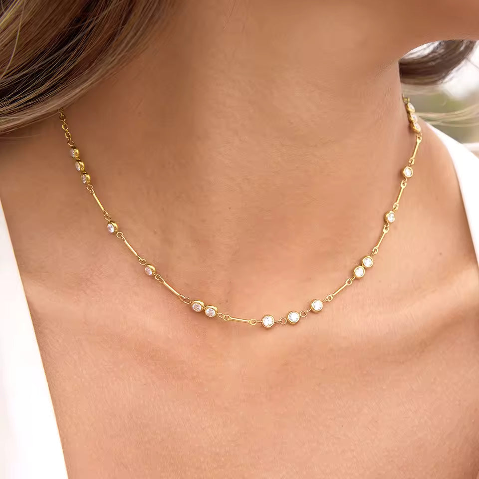 Diana Charm Connector Necklace