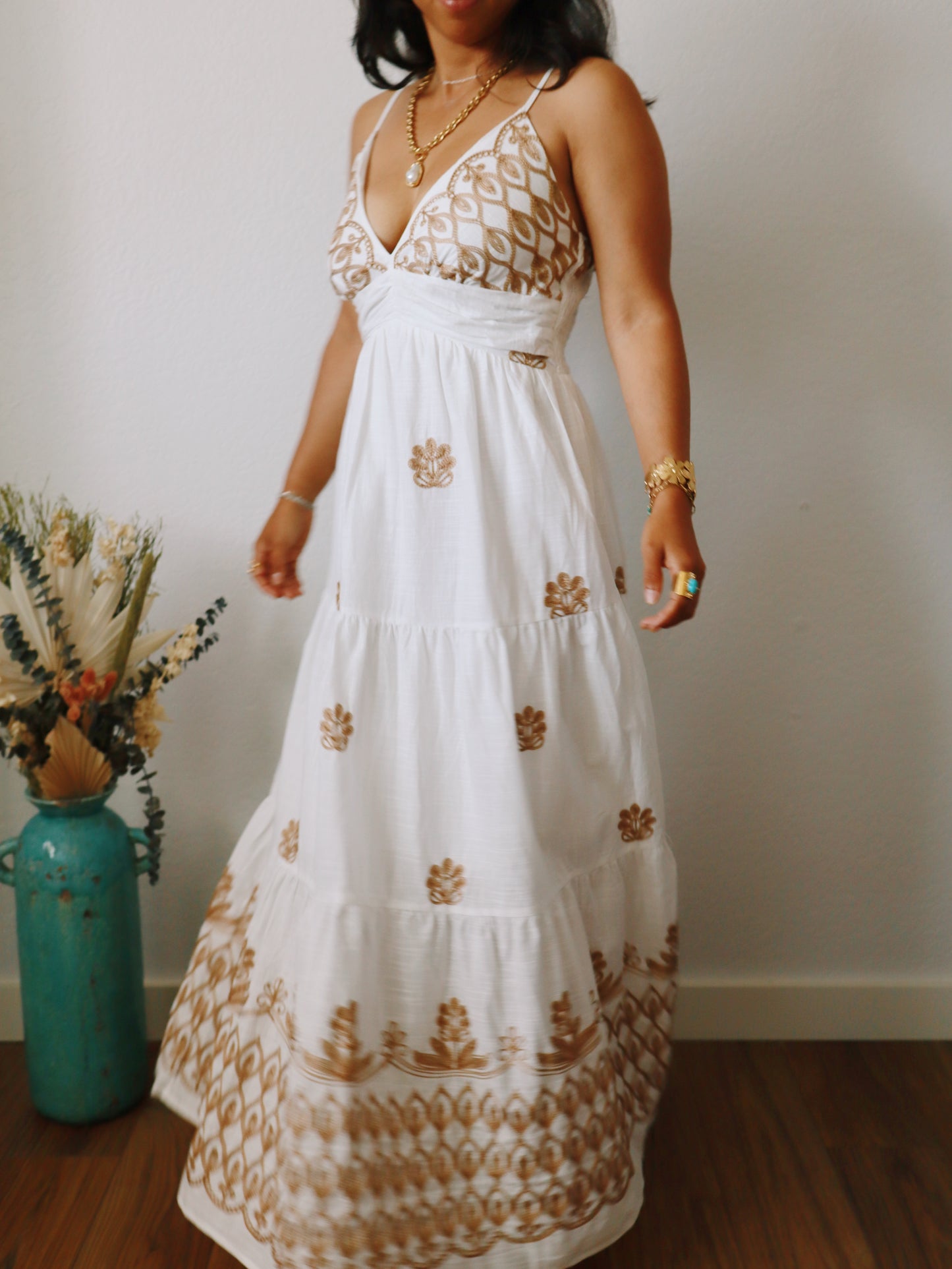 Antonia Embroidered Dress