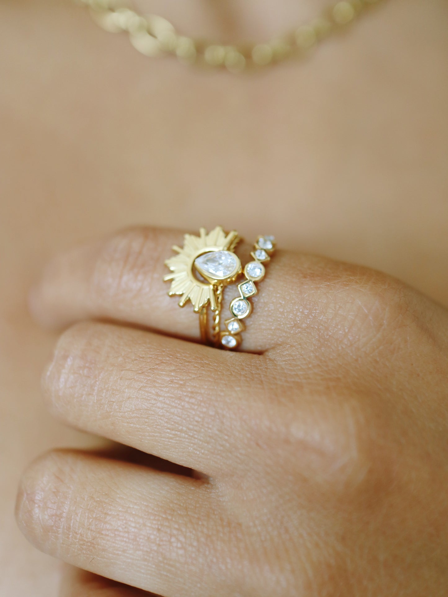 Sunset Ring Stack