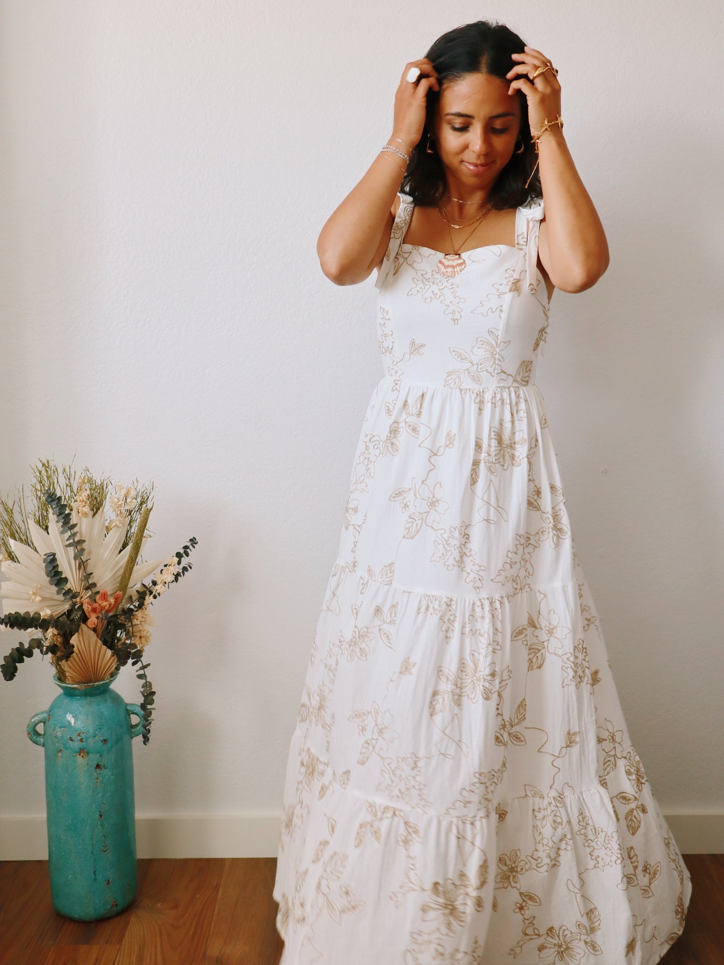 Catalina Embroidered Dress