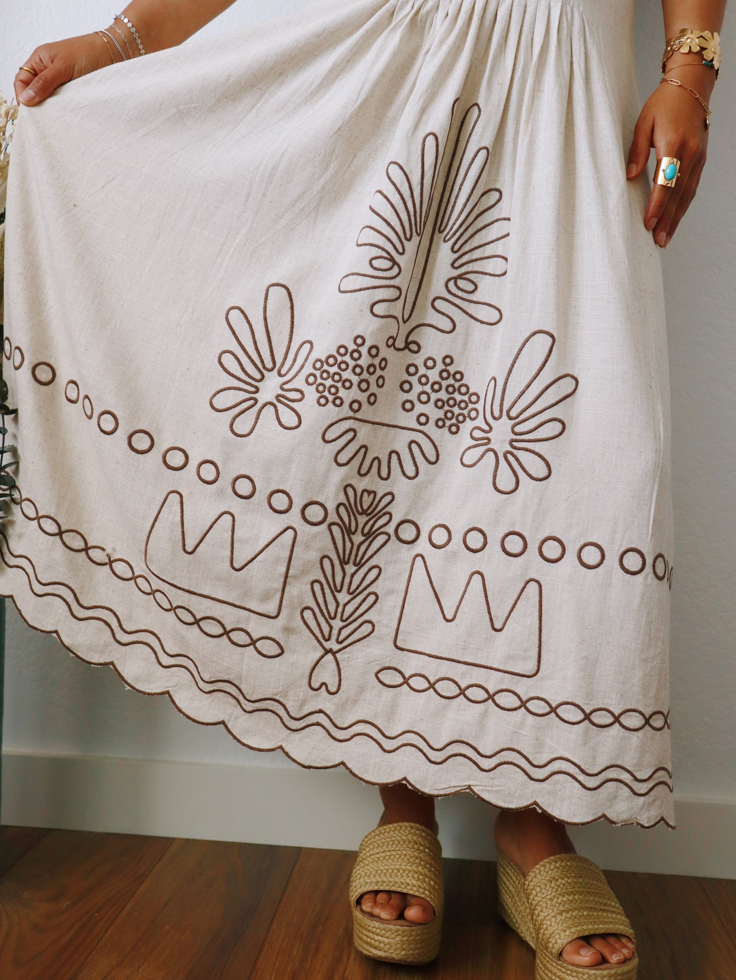 Valentina Embroidered Dress